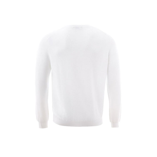 Gran Sasso Elegant Italian White Cotton T-Shirt