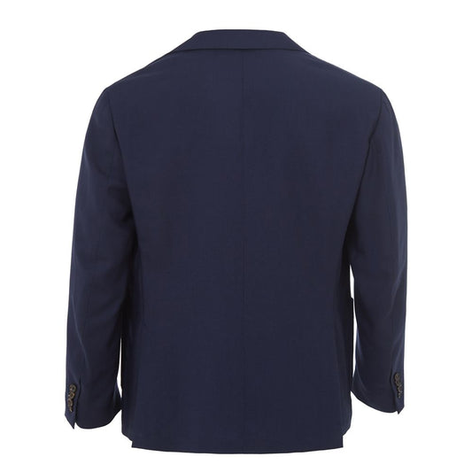 Colombo Elegant Blue Cashmere Jacket