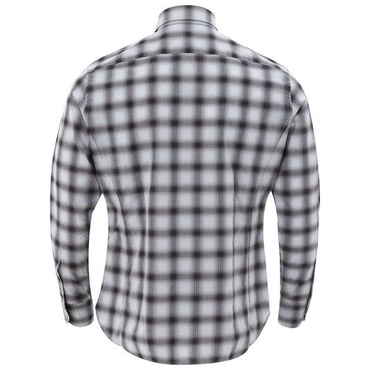 Tom Ford Elegant Gray Cotton Mens Shirt