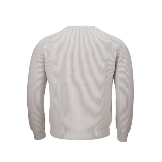 Gran Sasso Elegant Cashmere Men's Gray Sweater