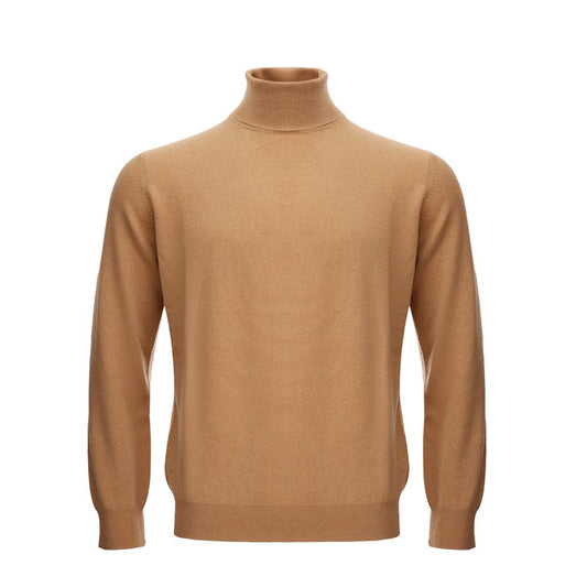 KANGRA Elegant Woolen Brown Sweater for Men