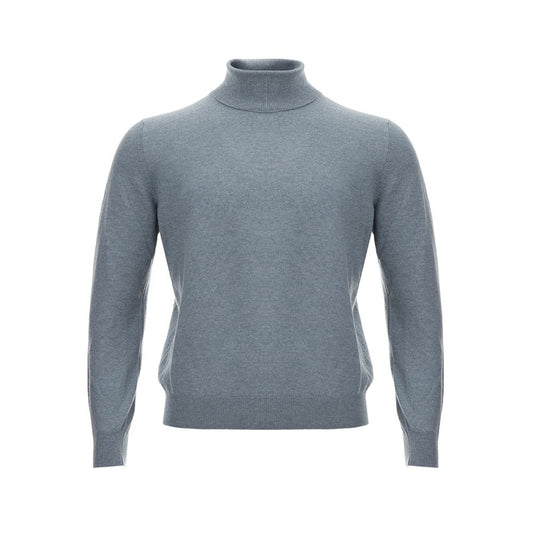 Gran Sasso Elegant Cashmere Gray Men's Sweater