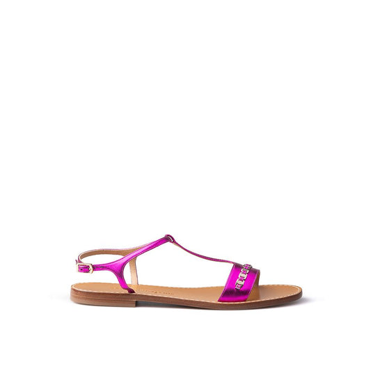 Salvatore Ferragamo Elegant Purple Summer Sandals