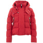 Peuterey Chic Red Cotton Jacket for Sophisticated Style