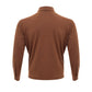 Gran Sasso Brown Silk Polo Shirt