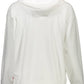 Levi's Chic White Cotton Hooded Sweatshirt With Logo
