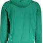 Levi's Green Cotton Hooded Sweatshirt with Logo