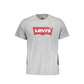 Levi's Sleek Gray Crew Neck Logo Tee