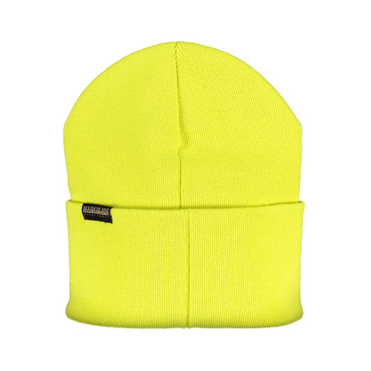 Napapijri Yellow Acrylic Hats & Cap