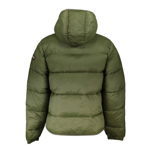 Napapijri Eco-Conscious Green Hooded Jacket