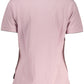 Napapijri Chic Pink Polo with Contrasting Details