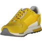 Napapijri Sleek Yellow Lace-Up Sport Sneakers
