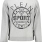 Plein Sport Sleek Gray Long-Sleeved Sweatshirt