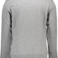 Plein Sport Sleek Gray Long-Sleeve Sweatshirt with Logo