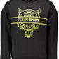 Plein Sport Sleek Hooded Sweater with Contrast Details