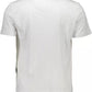 Plein Sport Sleek White Crew Neck Tee with Contrasting Accents