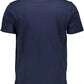 Plein Sport Sleek Blue Cotton Crew Neck Tee