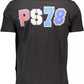 Plein Sport Sleek Black Cotton T-Shirt with Iconic Prints