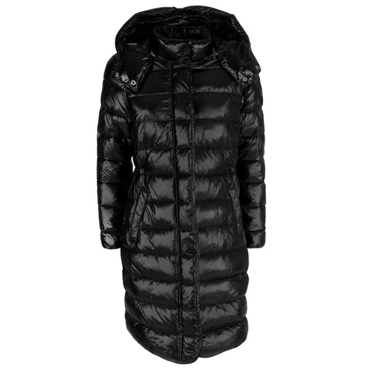 Yes Zee Chic Long Down Jacket with Hood for Women