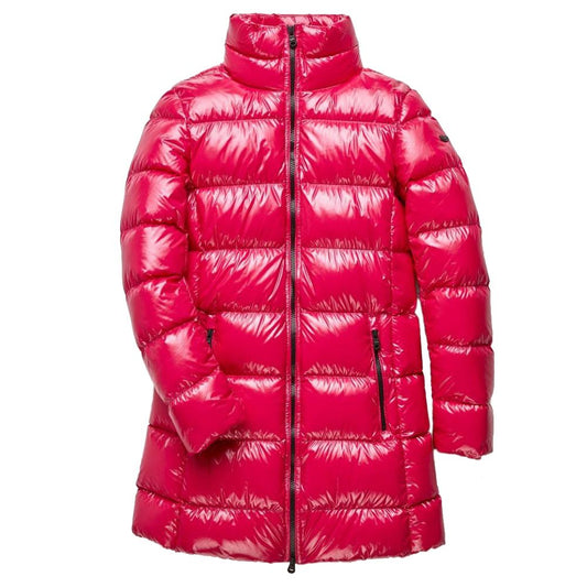 Refrigiwear Fuchsia Shimmer Long Down Jacket