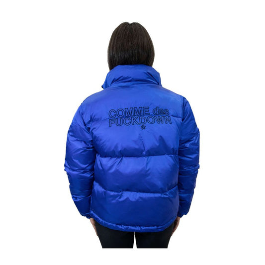 Comme Des Fuckdown Chic Nylon Down Jacket with Iconic Detailing