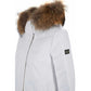 Yes Zee Chic Quilted Nylon Down Jacket with Fur Hood
