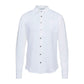 Alpha Studio Elegant White Linen Shirt for Men