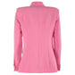 Yes Zee Elegant Pink Nylon Classic Jacket