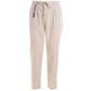 Yes Zee Chic Beige Regular Fit Cotton Trousers