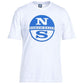 North Sails Crisp White Logo Cotton T-Shirt