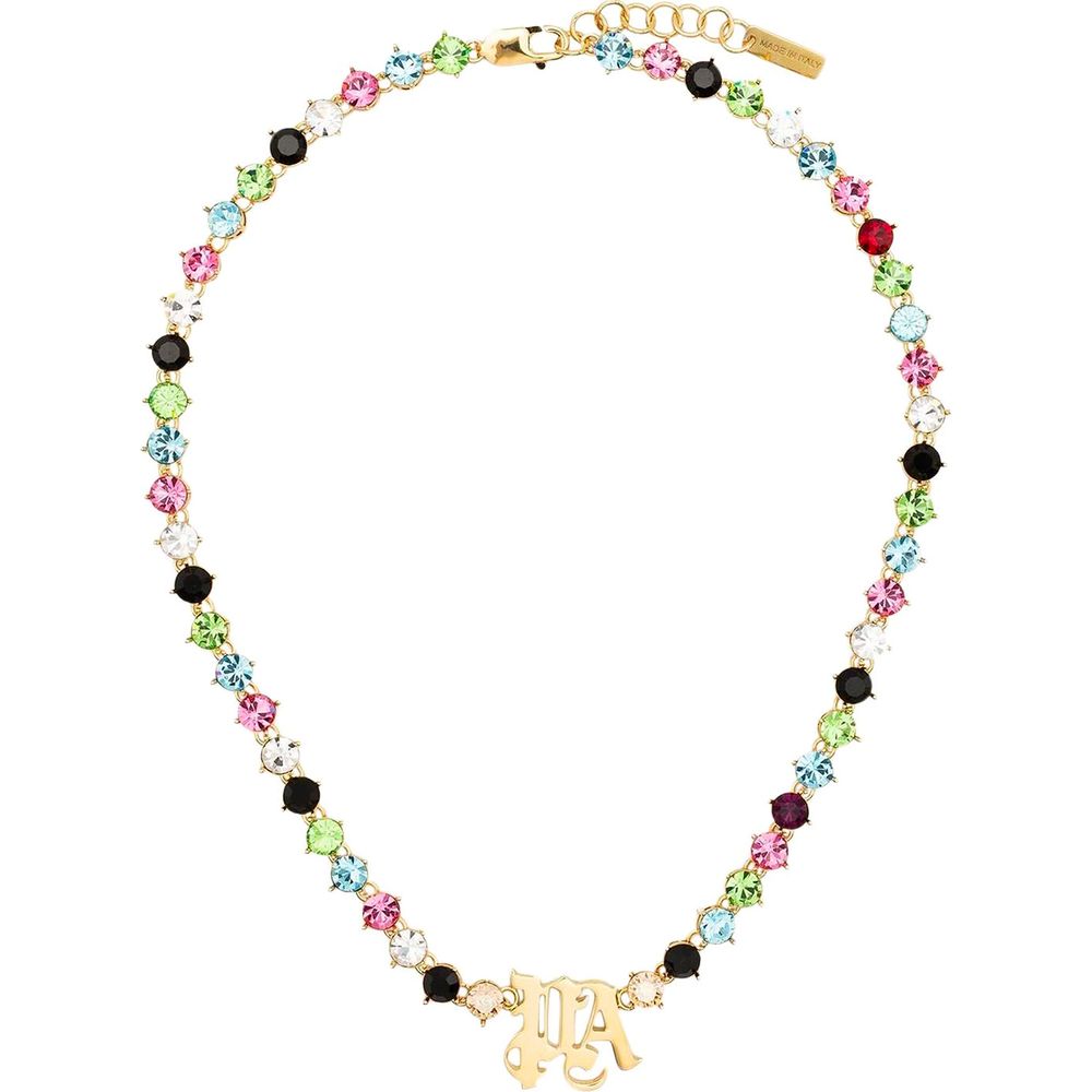 Palm Angels Multicolor Strass Necklace