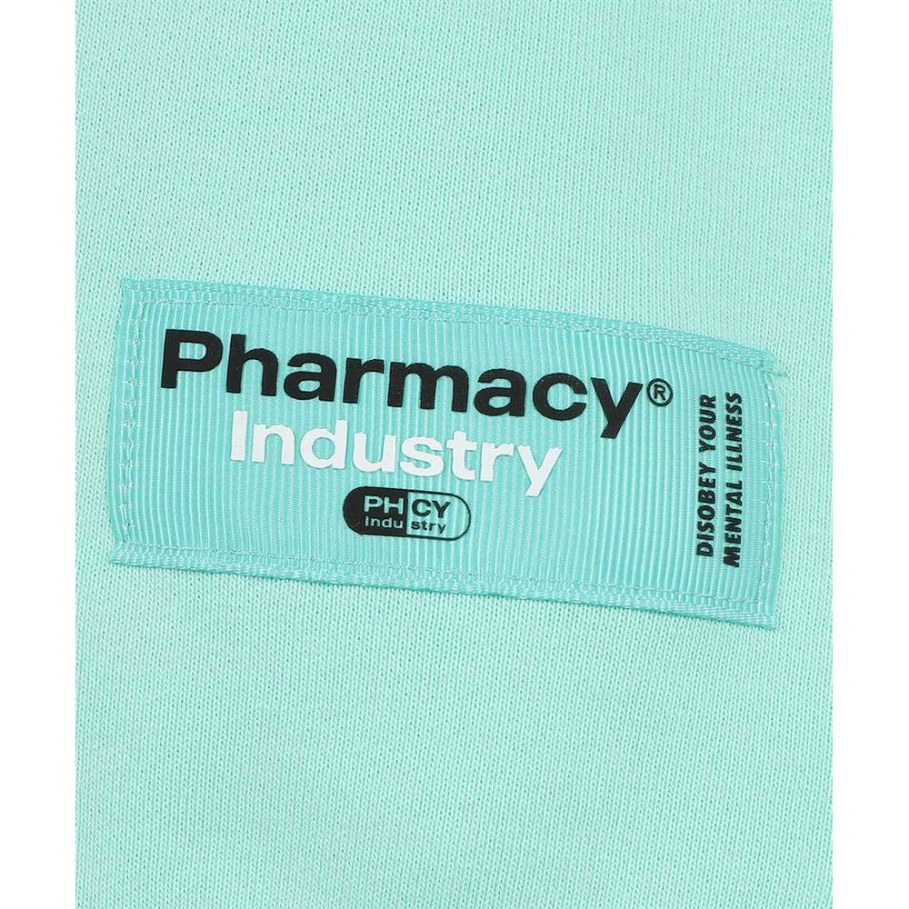 Pharmacy Industry Chic Urban Hooded Green Sweater with Zip Closure
