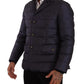 Dolce & Gabbana Elegant Dark Blue Silk Blend Jacket