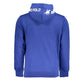 U.S. Grand Polo Chic Blue Hooded Fleece Sweatshirt with Logo Detail