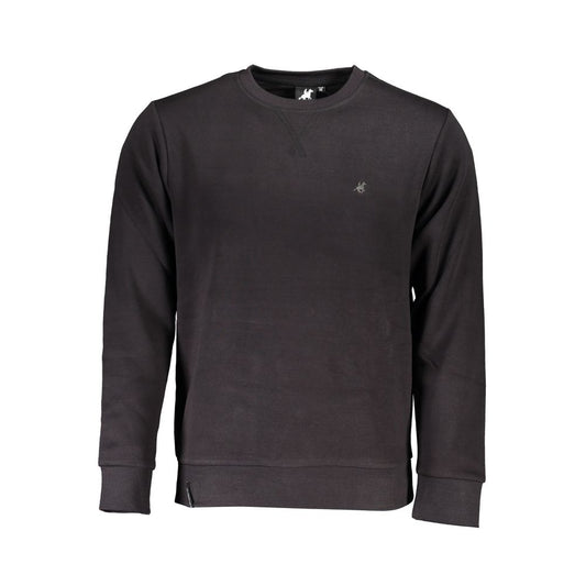 U.S. Grand Polo Black Cotton Sweater