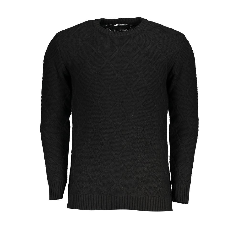 U.S. Grand Polo Black Fabric Sweater