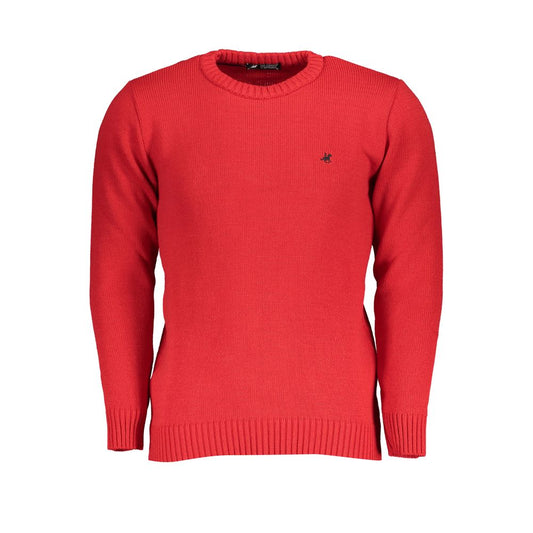 U.S. Grand Polo Red Fabric Sweater