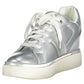U.S. POLO ASSN. Silver Lace-Up Sports Sneakers with Logo Detail