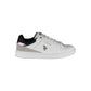 U.S. POLO ASSN. Classic White Lace-Up Sneakers with Logo Detail