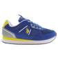 U.S. POLO ASSN. Sleek Blue Lace-Up Sports Sneakers