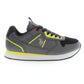 U.S. POLO ASSN. Sleek Gray Sporty Sneakers with Logo Accents