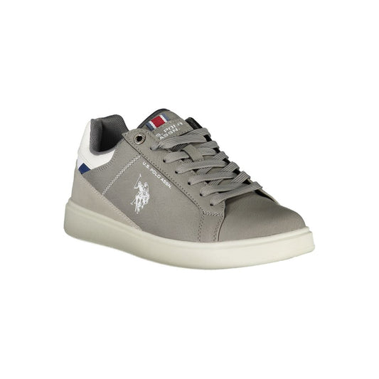 U.S. POLO ASSN. Sleek Gray Sneakers with Sporty Allure