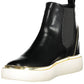 U.S. POLO ASSN. Elegant Black Low Ankle Boots with Side Elastic