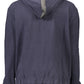 U.S. POLO ASSN. Chic Blue Hooded Zip Sweatshirt with Embroidery
