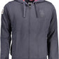 U.S. POLO ASSN. Chic Embroidered Zip-Up Cotton Sweater