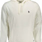 U.S. POLO ASSN. Chic White Cotton Hooded Sweatshirt