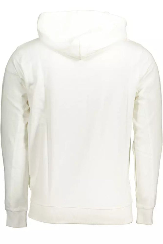 U.S. POLO ASSN. White Contrast Logo Hooded Sweater
