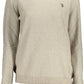 U.S. POLO ASSN. Chic Beige Embroidered Logo Sweater