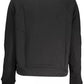 Vans Sleek Black Cotton Sweatshirt with Logo Print