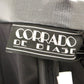 Corrado De Biase Black Metal Buttons Cotto Wool Skirt